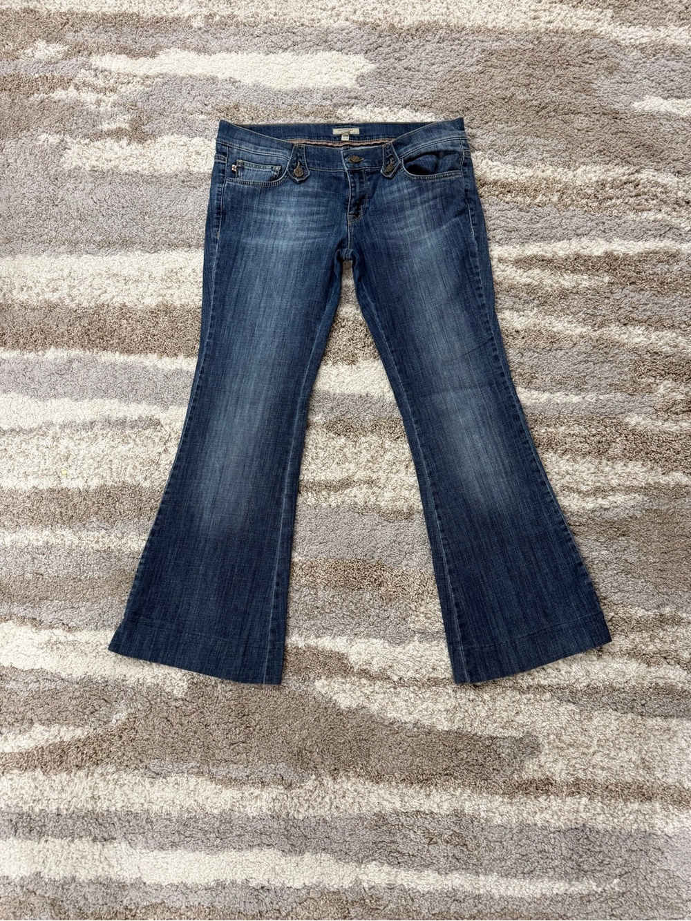 Burberry Dark Blue Flare Jeans